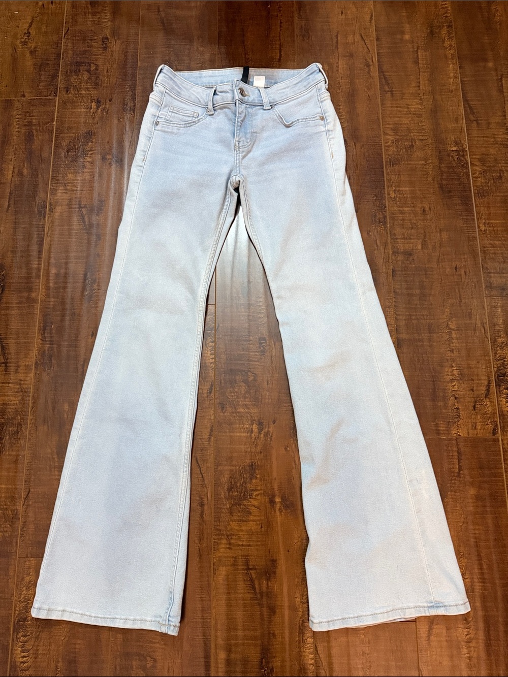 Divided Pale Blue Flare Jeans - Women's Wide Leg